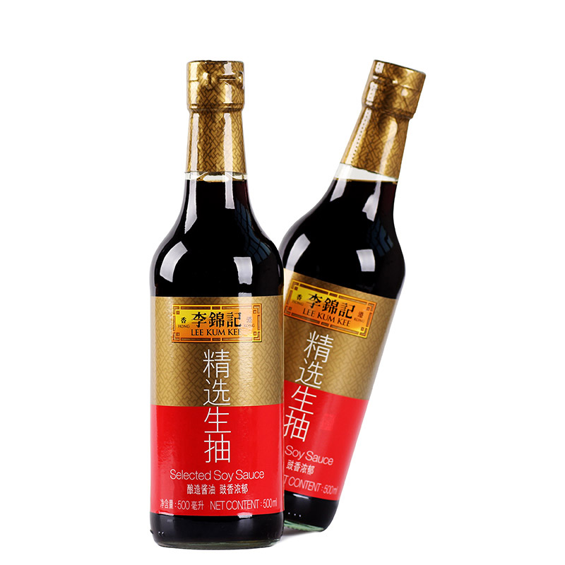 精选生抽500ml 酿造酱油 烹饪调料 红烧上色酱油调味料