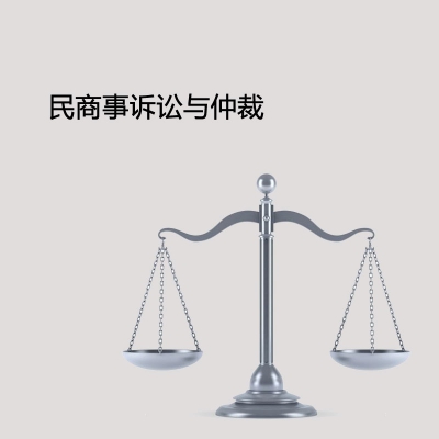 民商事诉讼与仲裁